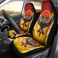 American Samoa Fautasi Race Car Seat Cover Pago Pago-Aeto Samoan Tattoo and Eagle