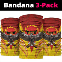 American Samoa Fautasi Race Neck Gaiter Pago Pago-Aeto Samoan Tattoo and Eagle