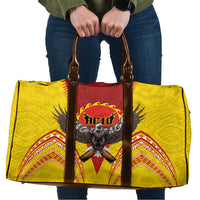 American Samoa Fautasi Race Travel Bag Pago Pago-Aeto Samoan Tattoo and Eagle