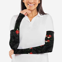 Hawaiian Taro Leaves-Hibiscus and Plumeria Arm Sleeves Floral Tribal Tattoo Motif LT03 - Polynesian Pride