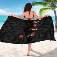 Hawaiian Taro Leaves-Hibiscus and Plumeria Sarong Floral Tribal Tattoo Motif LT03 - Polynesian Pride