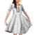 Philippines Polynesian Jasmine Pattern Family Matching Mermaid Dress and Hawaiian Shirt With Barong Tagalog White Style