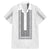 Philippines Polynesian Jasmine Pattern Family Matching Mermaid Dress and Hawaiian Shirt With Barong Tagalog White Style
