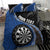 Personalised New Zealand Darts Bedding Set Koru Tribal Tattoo and Silver Fern Maori Pattern Blue Color