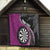 Personalised New Zealand Darts Quilt Koru Tribal Tattoo and Silver Fern Maori Pattern Pink Color