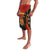 Personalised Papua New Guinea and Australia Together Lavalava Bird-of-paradise and Kangaroo with Aboriginal Pattern