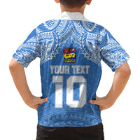 Custom Hela Wigmen Rugby Family Matching Tank Maxi Dress and Hawaiian Shirt Papua New Guinea Polynesian Tattoo LT03 - Polynesian Pride