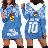 Custom Hela Wigmen Rugby Hoodie Dress Papua New Guinea Polynesian Tattoo LT03 - Polynesian Pride