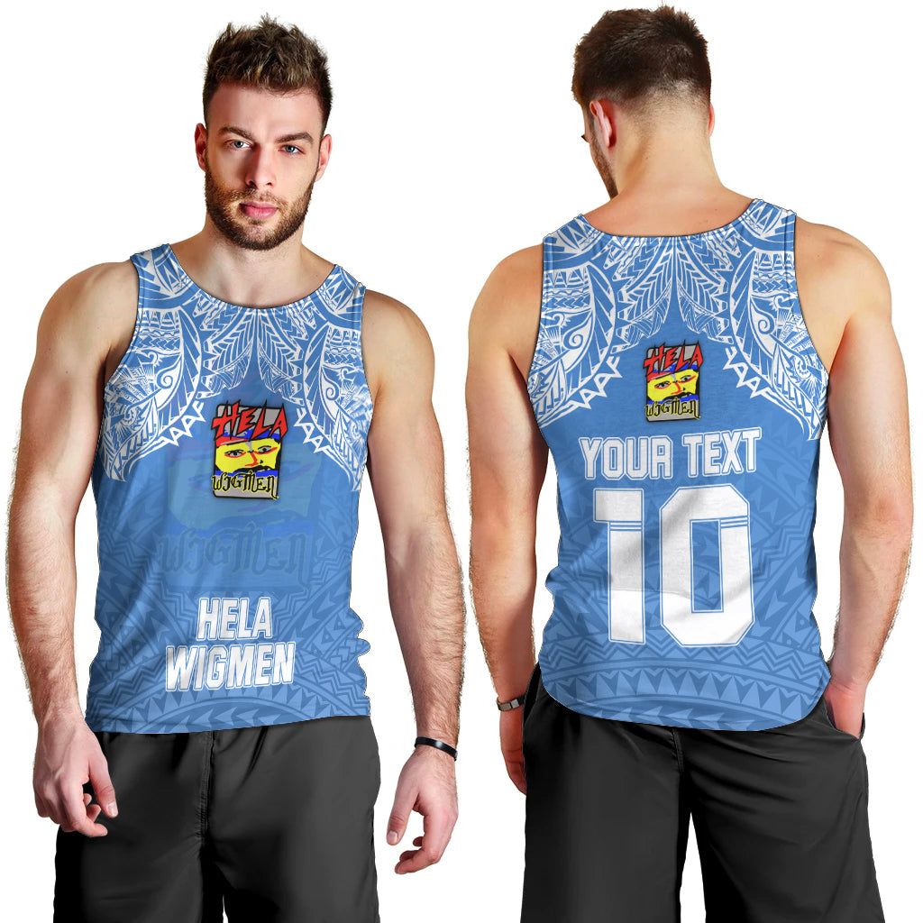 Custom Hela Wigmen Rugby Men Tank Top Papua New Guinea Polynesian Tattoo LT03 - Polynesian Pride