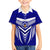 Kimbe Cutters Rugby Family Matching Off Shoulder Short Dress and Hawaiian Shirt Papua New Guinea Polynesian Tattoo Blue Version LT03 Son's Shirt Blue - Polynesian Pride