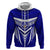 Kimbe Cutters Rugby Hoodie Papua New Guinea Polynesian Tattoo Blue Version LT03 - Polynesian Pride