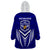 Kimbe Cutters Rugby Wearable Blanket Hoodie Papua New Guinea Polynesian Tattoo Blue Version LT03 - Polynesian Pride