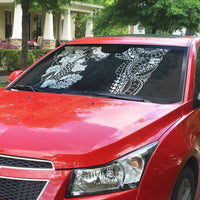 Japanese Irezumi and Hawaiian Polynesian Art Tattoo Auto Sun Shade Black Color LT03 - Polynesian Pride