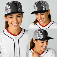 Japanese Irezumi and Hawaiian Polynesian Art Tattoo Baseball Net Cap Black Color - Polynesian Pride