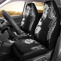 Japanese Irezumi and Hawaiian Polynesian Art Tattoo Car Seat Cover Black Color - Polynesian Pride
