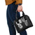 Japanese Irezumi and Hawaiian Polynesian Art Tattoo Shoulder Handbag Black Color - Polynesian Pride
