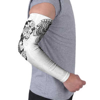 Japanese Irezumi and Hawaiian Polynesian Art Tattoo Arm Sleeves White Color - Polynesian Pride