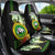 Hawaii Kaimuki High School Car Seat Cover Tribal Kakau Pattern Mix Hibiscus Flower LT03 - Polynesian Pride