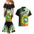 Hawaii Kaimuki High School Couples Matching Mermaid Dress and Hawaiian Shirt Tribal Kakau Pattern Mix Hibiscus Flower LT03 - Polynesian Pride