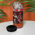 Hawaii KaʻUla Wena Volcano Turtle 4 in 1 Can Cooler Tumbler Lava and Tropical Plants Tribal Pattern