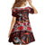 Hawaii KaʻUla Wena Volcano Turtle Family Matching Mermaid Dress and Hawaiian Shirt Lava and Tropical Plants Tribal Pattern