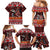 Hawaii KaʻUla Wena Volcano Turtle Family Matching Mermaid Dress and Hawaiian Shirt Lava and Tropical Plants Tribal Pattern