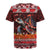 Hawaii KaʻUla Wena Volcano Turtle Rugby Jersey Lava and Tropical Plants Tribal Pattern