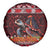 Hawaii KaʻUla Wena Volcano Turtle Spare Tire Cover Lava and Tropical Plants Tribal Pattern