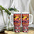 Hawaii KaʻUla Wena Octopus Tumbler With Handle Oceanic Red with Corals and Tropical On Sunset Landscape