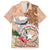 Northern Mariana Islands Hafa Adai Latte Stone Hawaiian Shirt Peach Fuzz Color LT03 Peach Fuzz Color - Polynesian Pride