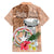 Northern Mariana Islands Hafa Adai Latte Stone Hawaiian Shirt Peach Fuzz Color LT03 - Polynesian Pride