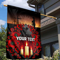 Custom New Zealand and Australia ANZAC Day Garden Flag Gallipoli and Canlelight Lest We Forget LT03 - Polynesian Pride