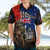 New Zealand and Australia ANZAC Day Hawaiian Shirt National Flag mix Kiwi Bird and Kangaroo Soldier Style LT03 - Polynesian Pride