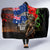 New Zealand and Australia ANZAC Day Hooded Blanket National Flag mix Kiwi Bird and Kangaroo Soldier Style