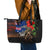 New Zealand and Australia ANZAC Day Leather Tote Bag National Flag mix Kiwi Bird and Kangaroo Soldier Style