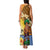 Happy Lei Day Family Matching Tank Maxi Dress and Hawaiian Shirt Hula Male Dancer Polynesian Flower Kakau Pattern