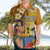 Happy Lei Day Hawaiian Shirt Hula Girl Polynesian Flower Kakau Pattern