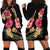 Ukulele mix Polynesian Flower Hoodie Dress Hawaiian Tribal Pattern