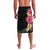 Hawaiian Flower and Tribal Turtle Lavalava Colorful Style