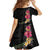 Hawaiian Plumeria and Hibiscus Family Matching Off Shoulder Maxi Dress and Hawaiian Shirt Colorful Style