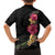 Hawaiian Plumeria and Hibiscus Family Matching Tank Maxi Dress and Hawaiian Shirt Colorful Style