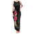 Hawaiian Plumeria and Hibiscus Family Matching Tank Maxi Dress and Hawaiian Shirt Colorful Style