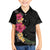 Hawaiian Plumeria and Hibiscus Family Matching Tank Maxi Dress and Hawaiian Shirt Colorful Style