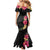 Hawaiian Plumeria and Hibiscus Mermaid Dress Colorful Style