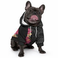 Hawaiian Plumeria and Hibiscus Pet Hoodie LT03 - Polynesian Pride