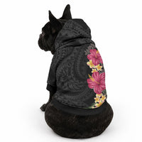 Hawaiian Plumeria and Hibiscus Pet Hoodie LT03 - Polynesian Pride