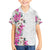 Hawaii Tropical Leaves and Flowers Hawaiian Shirt Tribal Polynesian Pattern White Style