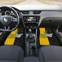 Aotearoa New Zealand And Australia Basketball Custom Car Mats Maori Tribal Tattoo And Aboriginal Dot Art Heritage