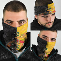 Aotearoa New Zealand And Australia Basketball Custom Neck Gaiter Maori Tribal Tattoo And Aboriginal Dot Art Heritage