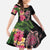Hawaiian Tropical Plants Turtle and Shark Family Matching Tank Maxi Dress and Hawaiian Shirt Polynesian Art Tattoo